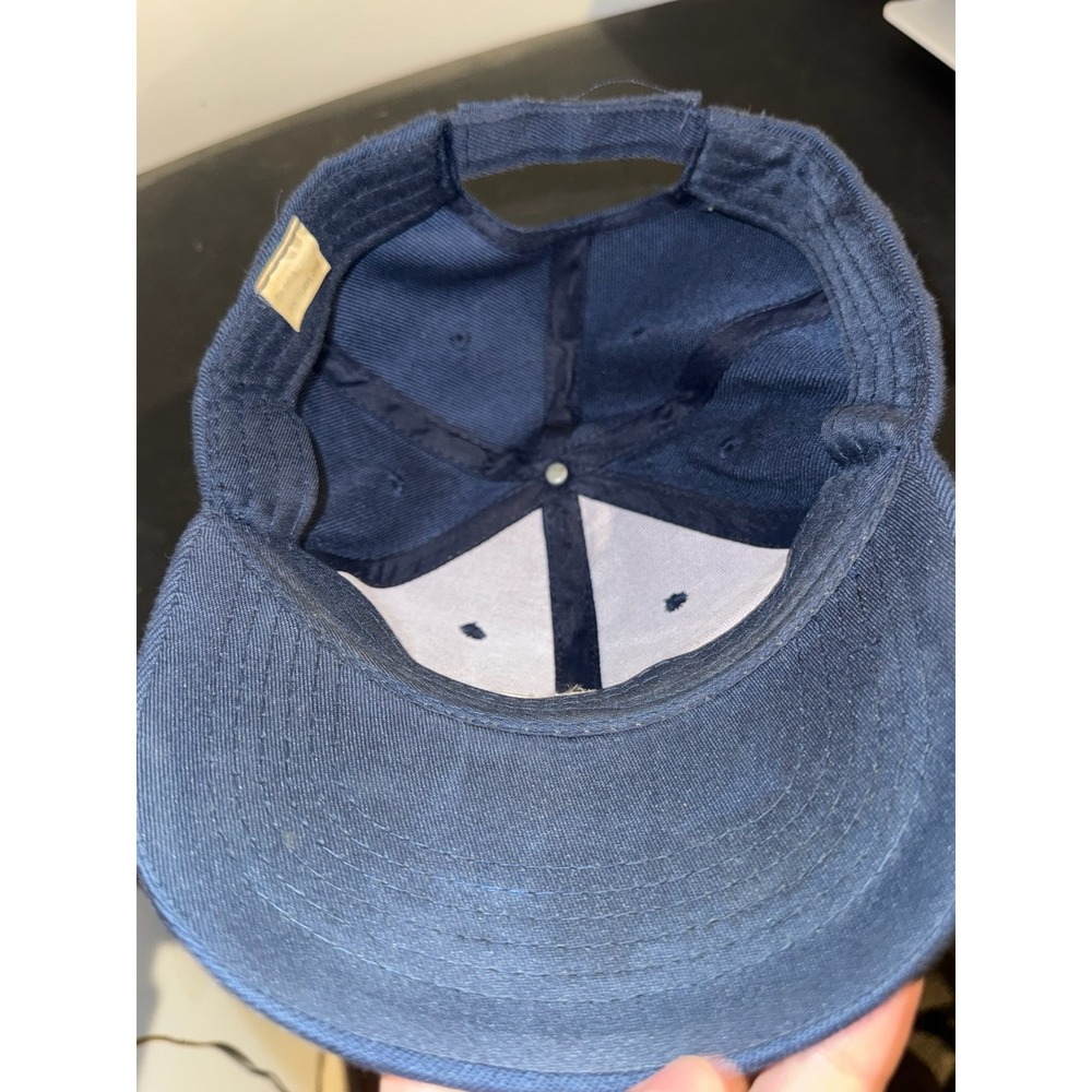 Vintage Y2k The North Face Embroidery Lgog Navy Blue Adjustable Hat Cap - Picture 5 of 6